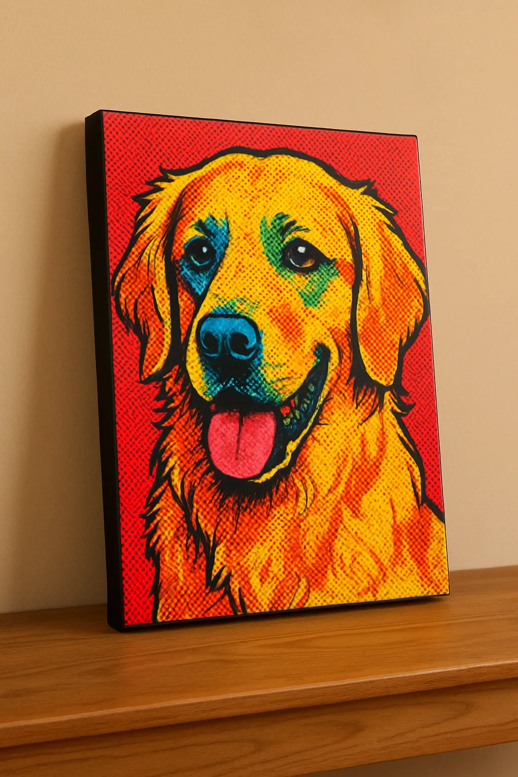 Retrato en estilo Pop art
